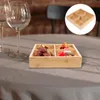Borden Bamboe Serveerschaal Houten Schaal Fruitschaal Keukengerei Dienblad Pot Verdeelde Kommen