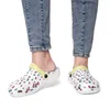 Pantofole scarpe personalizzate fai da te uomo donna sfondo bianco combinazione di diamanti scarpe da ginnastica scarpe da ginnastica 36-48