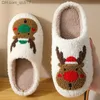 Slippers heren dames indoor sandalen fuzzy slider winter warm appartement dames kerstcadeau flip pluizige schoenen zacht pluche Z230727