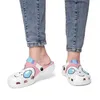 DIY Shoes Slippers Mens Womens Lovely Big Eye Pink White Sneakers Trainers 36-48