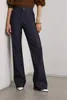 Women's Jeans THE ROW 2023 Spring/Summer High Waist Straight Slender Loose Relaxed Wide Leg Pants
