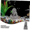 2 Stück Zement Stein Löwe Mini Dekor Dekorationen für Zuhause Mini Figuren Tier Sammlerfigur Statuen Paar Löwe Miniatur Chinesisches kreatives Geschenk