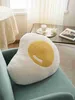 Cushion/Decorative REGINA Kawaii Fried Egg Design Throw Super Soft Cozy Seat Back Cushion For Sofa Couch Chair Car Home Decor Bed s