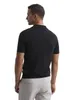 Poloshirts für Herren, Poloshirt aus 100 % Merinowolle, kurzärmeliges Strick-T-Shirt mit offenem Kragen, Merino-Basisschicht, atmungsaktiv, schnell trocknend, geruchshemmende T-Shirts 230727