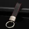 3D AMG RS SLine Emblem Badge Sticker Black Red Line Leather for A4 A5 A6 A8 TT Q5 Q7 SLine Keychain Keyring Keyfob High quality QC207H