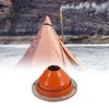 Utomhusgadgets tält Stis Jack Camping Wood Jacket Hål Fire Motent Tube Red Silicone Cover för skorstenkanal Tätningar 230726