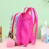 Ryggsäckar Donut Laser Children Waterproof Jelly Kids School Bag Söt tecknad ryggsäck Fashion PVC Purse 230726