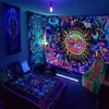 Oggetti decorativi Figurine Van Gogh Star Sky escent Tapestry Mandala estetico sul muro Appeso Panno Trippy Arazzi Home Room Decorazioni psichedeliche 230727