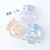 2*2*2cm Electroplate Cor Korea New Mini Small Claw Hairpins Accessories Acrylic Hollow Out Lovely Crab Hair Claw Clips For Women Girls Headdress 2300