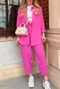 Projektantka dwuczęściowa Kobiet Spi Suit damskie odzież krepa Krepa Lapowa koszula z długimi rękawem wysokie stanowe szorty sznurkowe moda