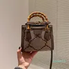 Tophandle Bamboo Tote Bag Luxury Women's Mens Designer Wallets أصلي قابض جلدي سيدة Pochette Crossbody Classic Handbag مع أكياس حزام الكتف