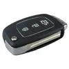 3Buttons Flip Key Shell pour voiture HYUNDAI ix45 Santa Fe Remote Key Case Fob275r