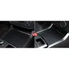 Tillbehör Rostfritt stål Center Console Water Cup Holder Trim Strips Car Styling 2st för Mercedes Benz GLE W166 ML GL GLS X166239K