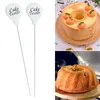 Bakeware Tools PC Cake Tester Probe Reusable Stainless Steel Testing Needle Sticks For Bread Biscuit Muffin Pancake Baking Accessories