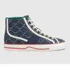 nieuwe top Luxe Ontwerpers Schoen 1977 sneaker Tennis canvas Beige Blauw gewassen jacquard denim Damesschoenen Ace Rubberen zool Geborduurde Vintage casual Sneakers maat 36-44