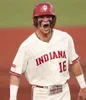 Ed Indiana Hoosiers Baseball Jersey Custom 16 Bobby Whalen 32 Josh Pyne 5 Tyler Doanes 9 Brock Tibbitts 35 Matthew Ellis Carter