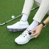 Andra golfprodukter Nya professionella golfskor spikar utomhus bekväma golf bär för män storlek 38-45 promenad sneakers lyxiga promenadskor hkd230727