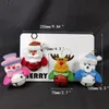 Sublimation MDF Christmas Photo Frames Heat Transfer Blanks Christmas Decorations Panel