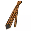 Bogen Basketball Unisex Krawatten Seiden Polyester 8 cm breit Sporthals für Männer Accessoires Cravat Geschäft
