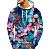 Sudaderas con capucha para hombre, estampado de diseño Floral Vintage para hombre/mujer, sudadera de flores de manga larga, ropa de calle de otoño, Jersey deportivo