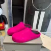 Chinelos de grife homens mulheres slides sandálias Fussbett Sabot ráfia praia verão mocassins longos couro de bezerro shearling jacquard mule chinelos luxuosos felpudos