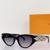 楕円形の女性デザイナーサングラスZ1986Wアセテート繊維フレームメタルロゴ脚女性サマーファッションラグジュアリーブランドサングラスオリジナル高品質のメガネ