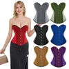 Vrouwen Bovenborst Korset met Glitter Glanzende Detaillering Dames Mode Plastic Bones Shapewear Corpete Korset Geen Franje Geen Trim Veelkleurige