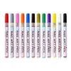 Nail Gel 12 Color Polish Pen Brush Graffiti DIY 3D Waterproof SemiPermanent Drawing Lines Art Manicure Tools Decor 230726