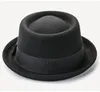 Berets Vintage Wool Fedora Men's Men's Hat Ladies اثنتين ألوان بريطانية Jazz Jackson Wholesale