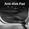 Pour les autocollants BMW E90 F30 F10 F07 F20 F25 F26 F15 F16 E84 F48 X1 x3 X5 Car Anti-Kick Pad en cuir en fibre de carbone PVC PROTECTION PORTE F226H