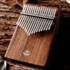 Nowość 21/17 Klucz Kalimba Acacia Walnut Curly Figure Keyboard Klawiatura Piano Kalimba Muzyczne instrumenty z akcesoriami 230727