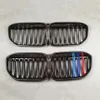 1 -częściowy przedni grille dla BMW 7 serii G11 G12 Wzór węglowy Materiał ABS Blosy M Color Can Bumper Grille203c