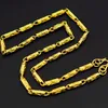 n298-50cm Length18K Gold Filled Cool Curb Cuban Link Chain Men Necklace 4 5mm184w