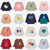 T shirts 2023 bobo höst barn flicka småbarn baby flickor pojkar lång ärm t shirt kläder tecknad tryck avslappnad barn tees 230726