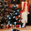 Tuindecoraties 12m Sneeuwvlok LED Lichtslingers Fairy Zonne-energie Guirlande 2023 Jaar Kerstmis Noel Navidad 230727