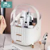 Storage Boxes & Bins Women's Cosmetic Bag And Organization Jewelry Box Makeup Single Drawer Type Desktop Dust-proof Care Prod302B