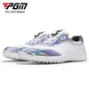 Inne produkty golfowe PGM Mannen Golf Schoenen Knop Schoenveters Anti-side Slip Waterdichte Heren Sport Schoenen Sneakers Kleurrijke Laser Ontwerp HKD230727