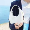 Osoi personnalité femme épaule coréen rétro marque croissant Design sac exquis petit cuir jolie pochette demi-lune sac à main