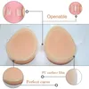 Breast Pad SBT Tear Drop Shape Transgender Silicone Breast Forms with Transparent Straps 400-1600gpair 230726