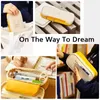 Simple Primary Junior High School Student Stationery Bag Flexible Pencil Case Large Capacity Mesh