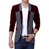 Hele Fluwelen Blazer Mannen 2017 Lente Nieuwe Mannen Blazers Koreaanse Mode Ontwerp Patchwork Heren Slim Fit Jasje Merk Blazer Ho219O