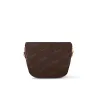 2023 Mini Bumbag Designer Taille Bag Fanny Pack Brown Flower Mens Bags Leather Crossbody Portes Messenger Men Leer Handtas Modeportemonnee 82335 #LBB-01