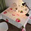 Table Cloth Table Cloth Wind Waterproof and Oil Resistant Student Desk Cute Rectangular Tea Table Tablecloth