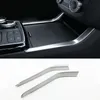 Rostfritt stål Center Console Water Cup Holder Trim Strips Car Styling 2st för Mercedes Benz GLE W166 ML GL GLS X166239K