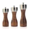 Premium Beech Wood Pepper Mill - Precision Stael Rotor Zastosowanie do pieprzu sól morska czarny pieprz i więcej narzędzi kuchennych170r