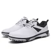 Autres produits de golf Chaussures de golf de marque Hommes Chaussures de sport de golf de confort imperméables Chaussures de marche antidérapantes Big 46 47 Hommes 'Noir Blanc Baskets HKD230727