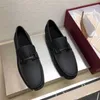 Модные деловые модельные туфли с пряжкой Feragamo Horse, повседневные кожаные британские туфли с рисунком личи на свадьбу, офисные мужские туфли на одну ногу, туфли 4IY KVGT
