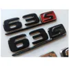 Chrome Black Letters Trunk Badges Emblem Emblem Badge Stikcer för Mercedes Benz X290 Coupe AMG GT 63 S GT63S223A