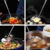 Ustensiles de cuisson spatule Wok Ladle Spoon Metal Kitchen Set Turner en acier inoxydable Ustensiles Soup Cuire Sauce Pot Sauce Pot Sick 230726