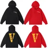 VLONE New Men's Sweatshirts Classic Casual hoodie Tendance de la mode pour hommes et femmes O-cou à capuche À manches longues Simple Coton Pull DM VL126